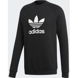 Sport unisex sweatshirt adidas crew nek trui zwart, xs