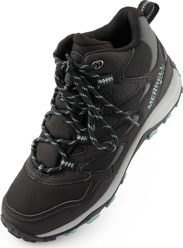 Merrell West Rim Sport Mid Gore-Tex Wandelschoen Wandelschoenen - Vrouwen - zwart - grijs - blauw