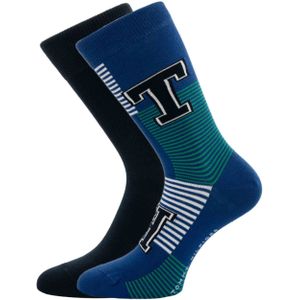 Tommy Hilfiger - Heren Patch Sokken - Katoen Mix - 39-42