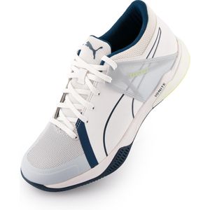 Puma unisex explode xt hybrid 2 white-grey-yellow, 45