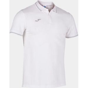 Joma - Confort II - Polo Shirt - Wit - Ademend - 100% Katoen