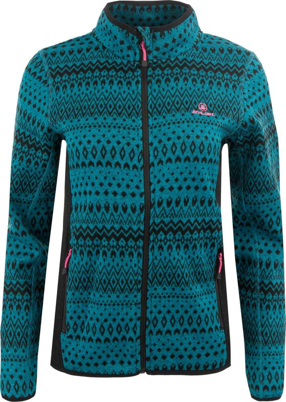 Athl DPT - Leticia - Sporttrui - Turquoise - Met Ritssluiting
