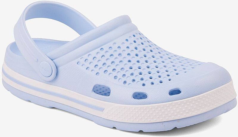 Damesklompen coqui lindo snoepblauw/wit 36