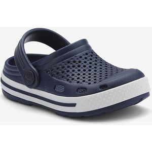 Kinderklompen coqui lindo marine/wit marine 26/27