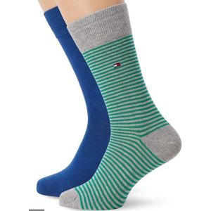 Tommy Hilfiger - Herensokken - Stripe - 2-pack - Katoen - Maat 39-42