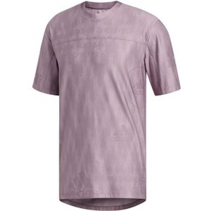 Heren t-shirt adidas Men City Knit Purple, S