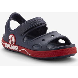 Kindersandalen coqui yogi marine/rood 29/30