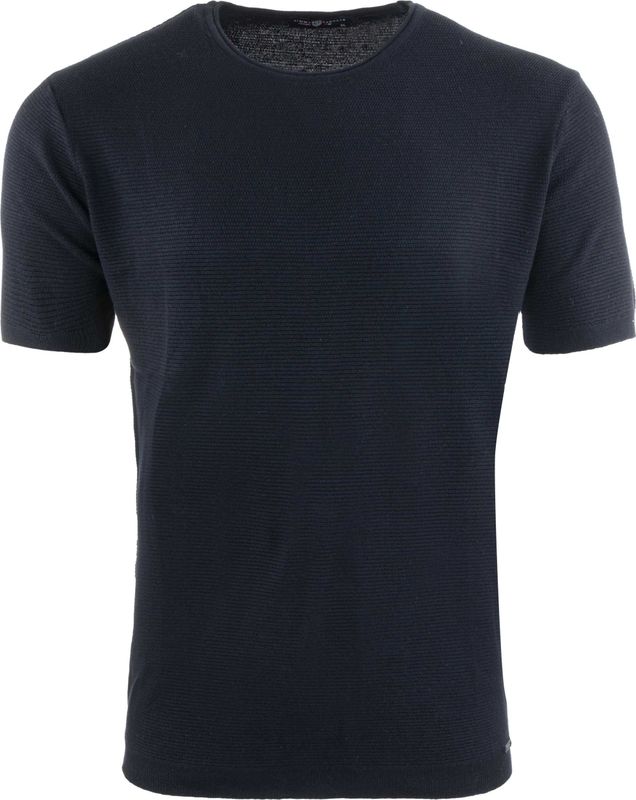 Jimmy Sanders - Zetico - T-shirt - Navy - Korte Mouw
