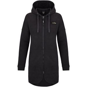 Dames sweatshirt loep gerbera donkergrijs, s