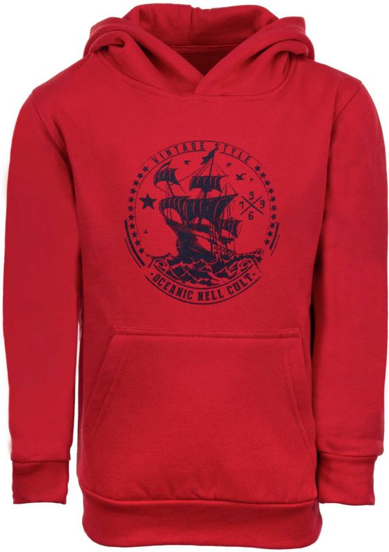 Piraten - Hoodie - Zacht Katoen - Kinders 116 - Avontuurlijk