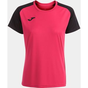 Women's t-shirt joma academy iv fuchsia-black, xl