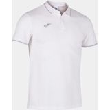Joma - Confort II - Poloshirt - Wit - Ademend - 100% Katoen