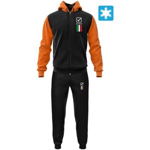 Givova tuta italia 101 con cappuccio uomo in felpa m