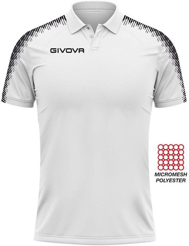 Polo shirt givova polo club white