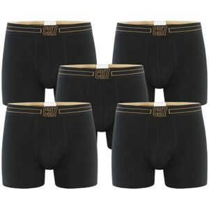 Boxers cr7 men cristiano ronaldo boxershort 5-pack black-gold black xl