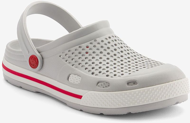 Damesklompen coqui lindo kaki grijs/wit 38