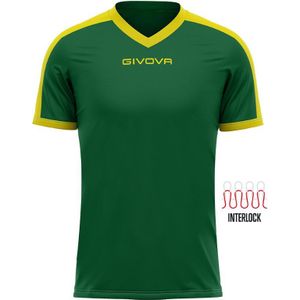 Givova revolutie sport t-shirt groen/geel - ademend & licht