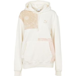 Women's Sweatshirt Puma Paisley Hoody White-Pink M