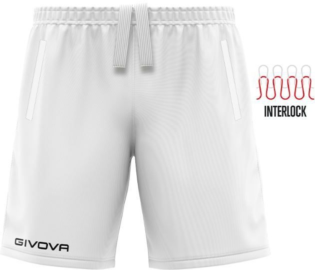 Sportshorts givova pocket witte witte 3xl