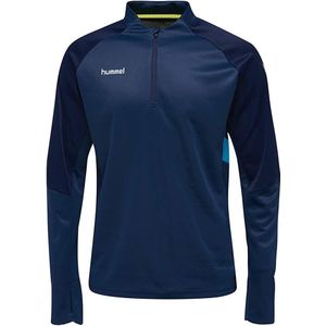 Men's sweatshirt hummel tech move half zip blue2, m