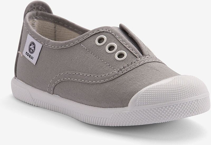 Kindercanvas coqui arena grijs 27