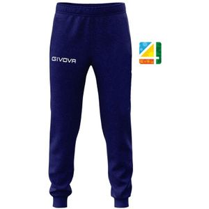 Givova - King Logo Small - Trainingsbroek - Rib aan de Onderkant - Ongeborsteld Fleece