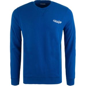 Wrangler - Crew - Sweatshirt - Zwart - Heren - 2XL - 100% Katoen