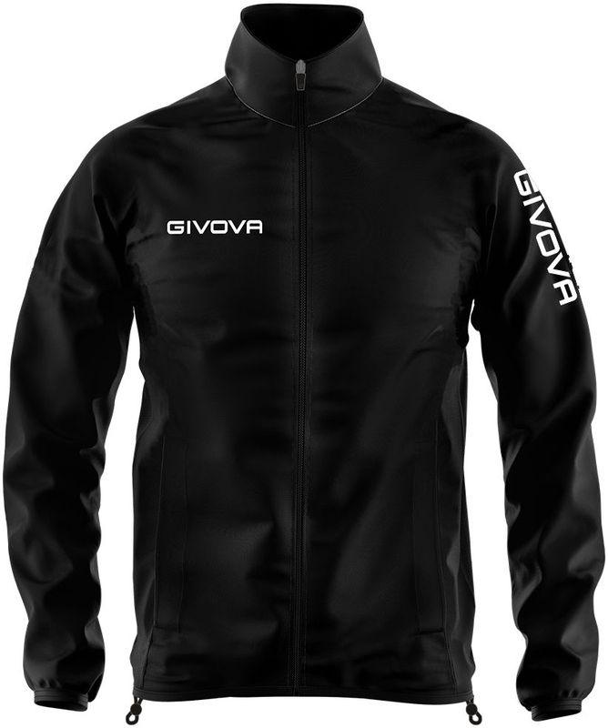 Givova - Windjack Rain Jacket - Waterdichte Jas - Zwart
