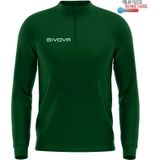 Givova - Technisch Shirt - Halve Rits - 100% Polyester - Ideaal Voor Training