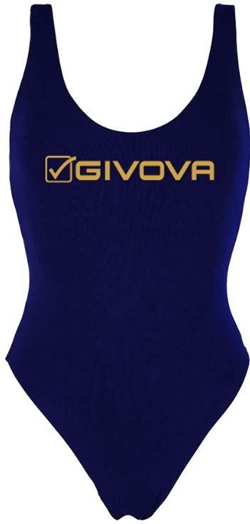 Dames badkleding givova olympisch zwempak blauw s