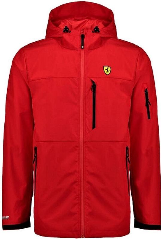 Ferrari rood heren regenjack - waterdicht & ademend