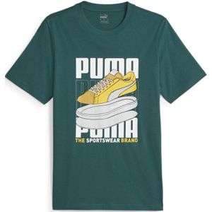 Men's t-shirt puma graphic sneaker green