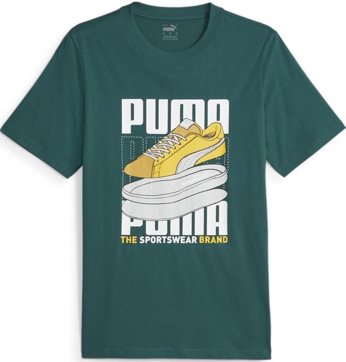 Men's t-shirt puma graphic sneaker green