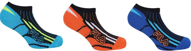 Socks fila 3-pack jr boy sneaker navy mix 23-26