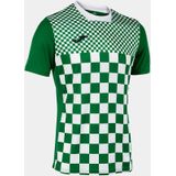Joma - Flag III - Sportjersey - Groen-Wit - Voor Kinderen