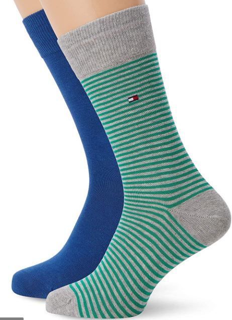 Tommy Hilfiger - Herensokken - Stripe - Katoen - 2-pack - Maat 43-46