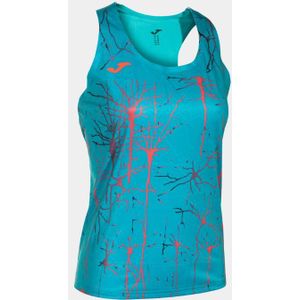 Dames t-shirt joma elite ix tanktop turquoise turquoise xl