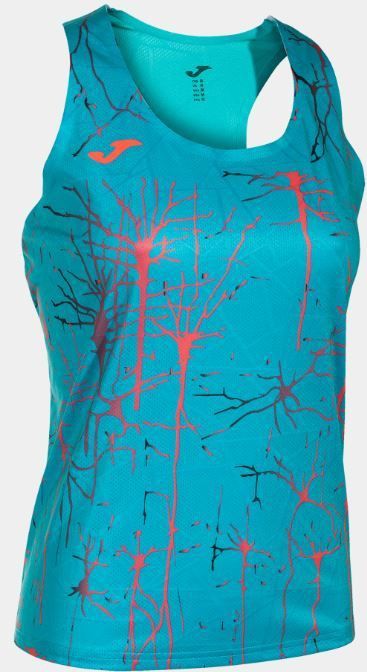 Dames t-shirt joma elite ix tanktop turquoise turquoise xl