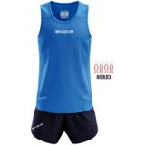 Running set givova kit new york royal-blue, m