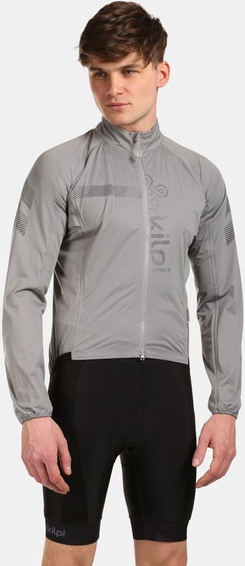 Overdekte fietsjas voor heren kilpi rainar-m grijs l