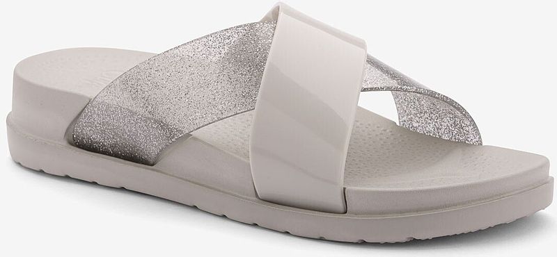 Damesslippers coqui nela steen/zilver glitter 38