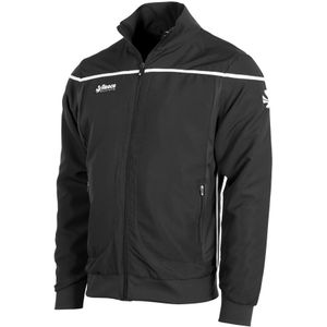 Men's reece varsity jacket black-white, 2xl