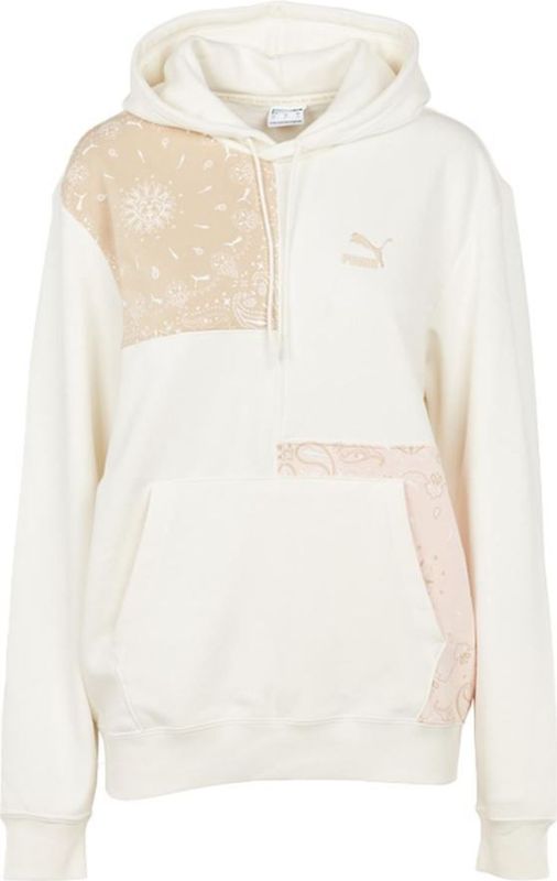 Dames sweatshirt puma paisley hoody white-pink, s s
