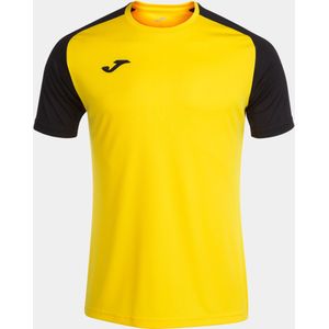 Sports t-shirt joma academy iv yellow-black, xl