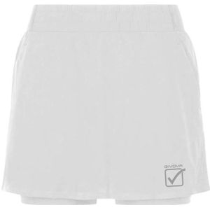 Women's sports skirt givova padel fitness white, m