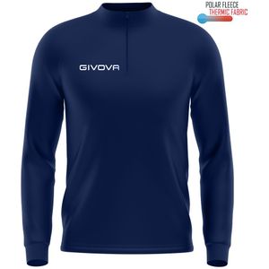Givova - Technisch Shirt - Halve Rits - 100% Polyester - Ideaal voor Training