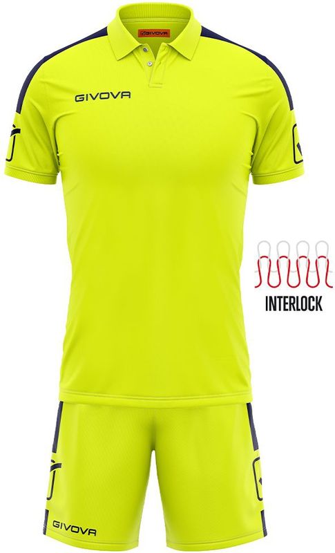 Givova - Play Set - Sportshirt - Korte Mouwen