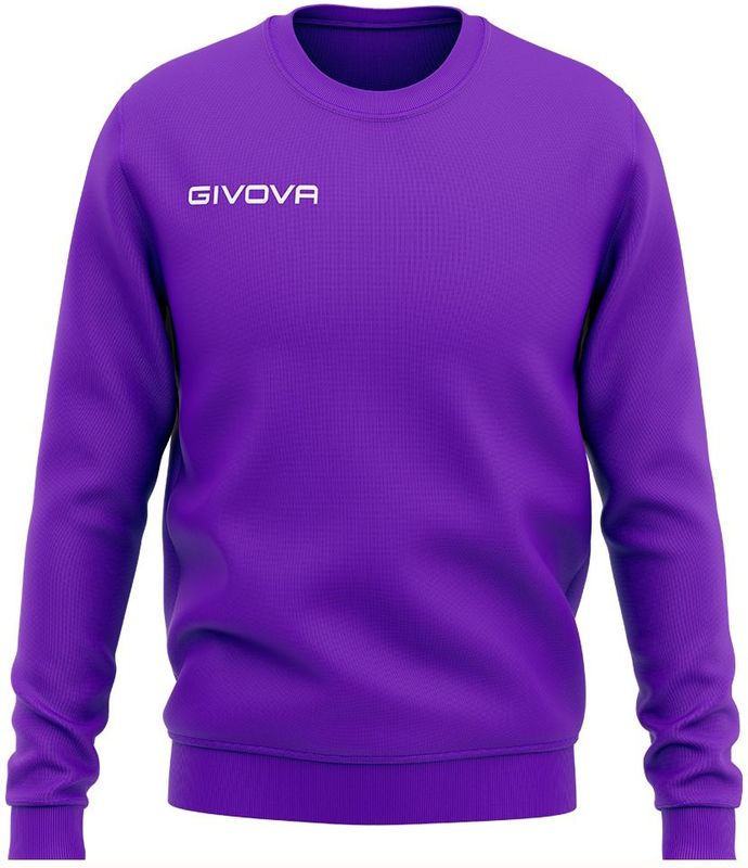 Givova - Unisex Pull - Ronde Hals - 100% Polyester Fleece - Ideaal voor Training en Vrije Tijd