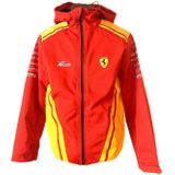 Scuderia Ferrari Hypercar Le Mans 2024 Men's Team Rain Jacket - Red