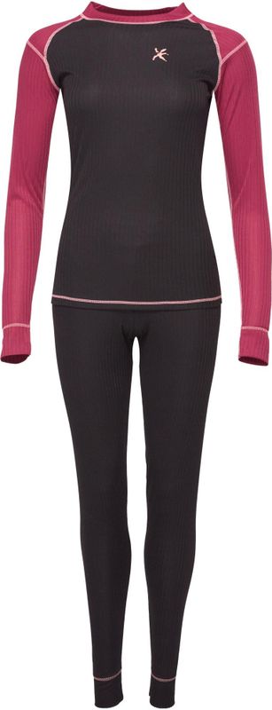 Thermoset Klimatex Darla Wine voor dames BordeauxRood/Zwart XS